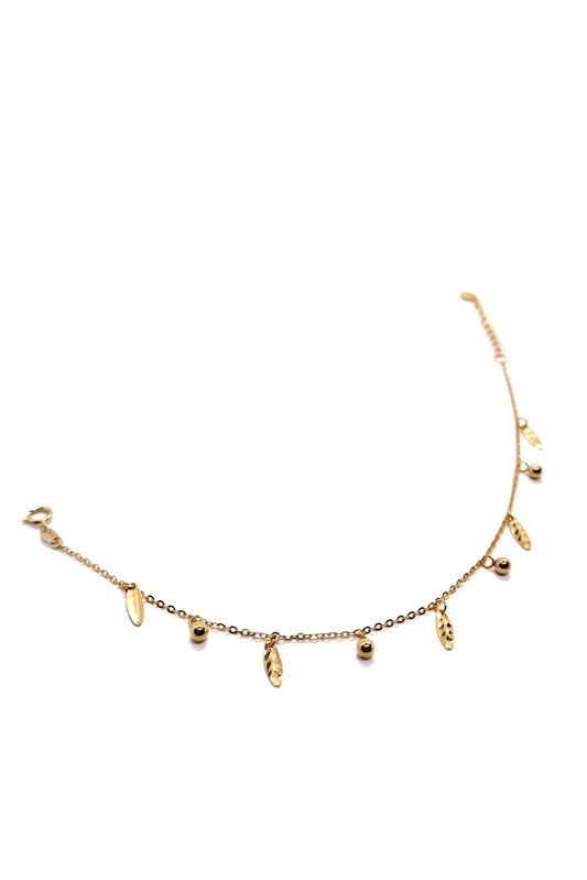 Gold Leaf Bracelet
